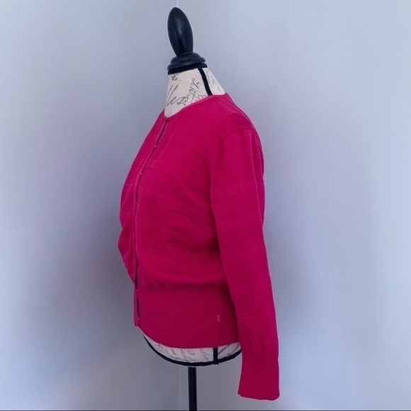 LIZGOLF Cardigan Sweater - Fuschia - Picture 2 of 8